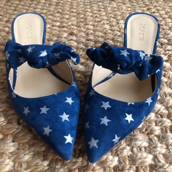 J Crew Sophia Mule in Starry Suede. Size 6.5 - Picture 9 of 13